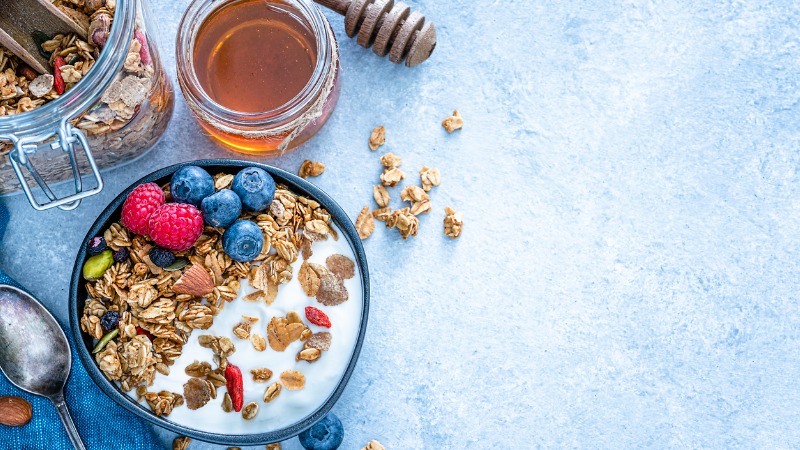 griekse yoghurt bij ontbijt of tussendoortje